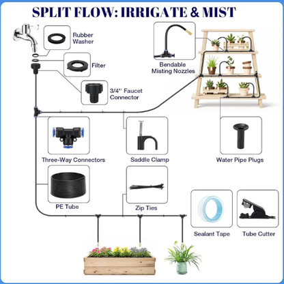 💦 Free Bending Watering Nozzle Sprinkler – flexibel, vielseitig & einfach zu bedienen – perfekt für Garten, Balkon & Pflanzenbewässerung – einstellbarer Wasserstrahl