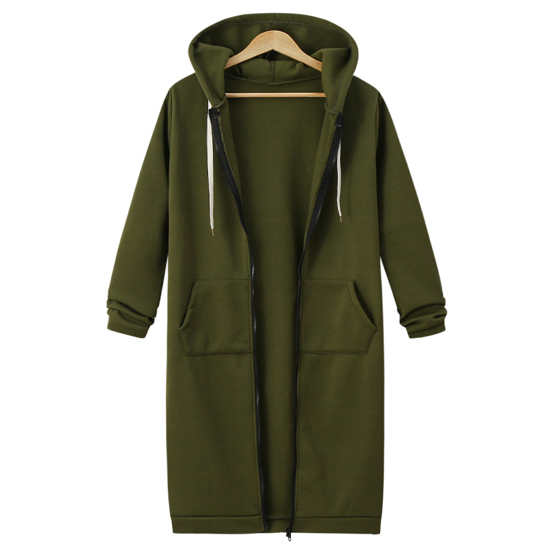 🔥✨Fleece-Kapuzenpullover mit Reißverschluss für Damen