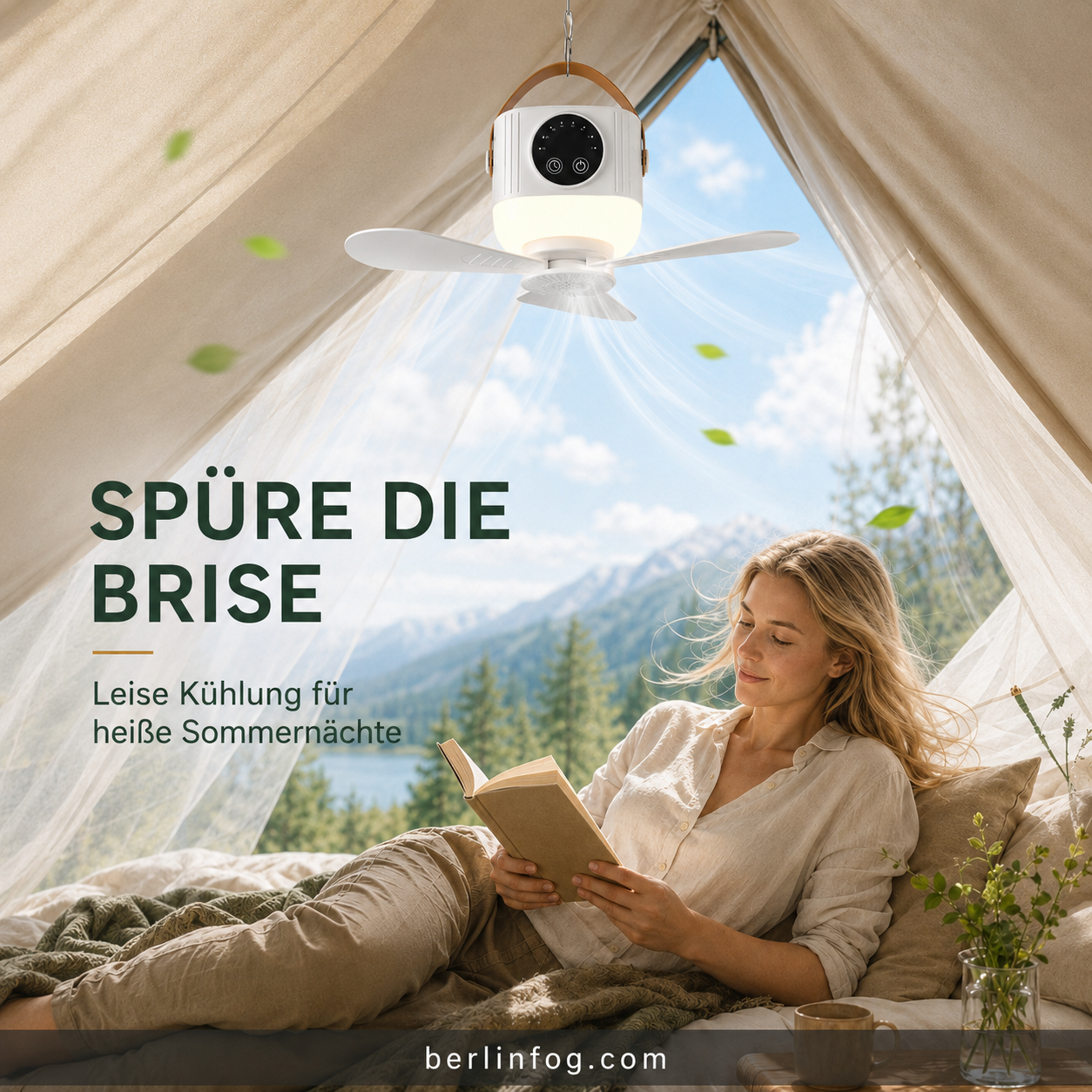 ⏰ Zeitlich begrenztes Angebot: 58% RABATT auf wiederaufladbaren Deckenventilator mit LED! 🌬️✨