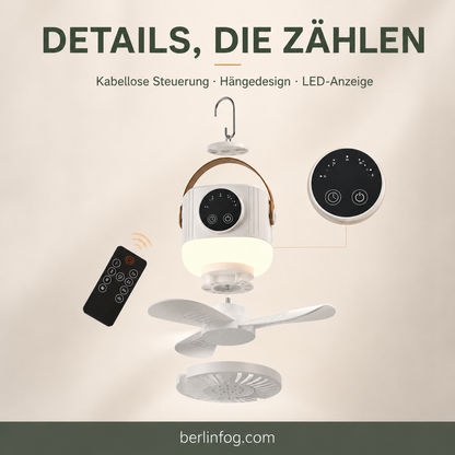 ⏰ Zeitlich begrenztes Angebot: 58% RABATT auf wiederaufladbaren Deckenventilator mit LED! 🌬️✨
