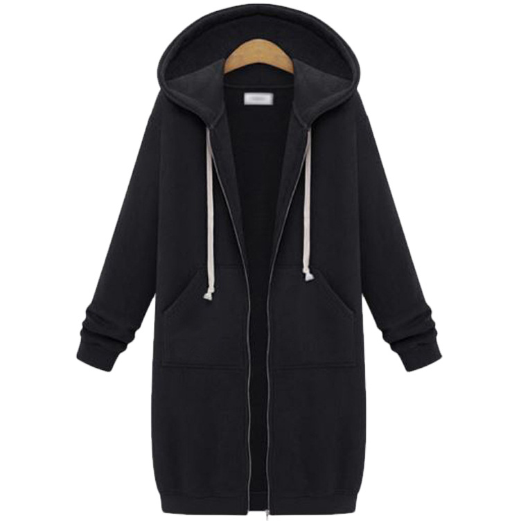 🔥✨Fleece-Kapuzenpullover mit Reißverschluss für Damen