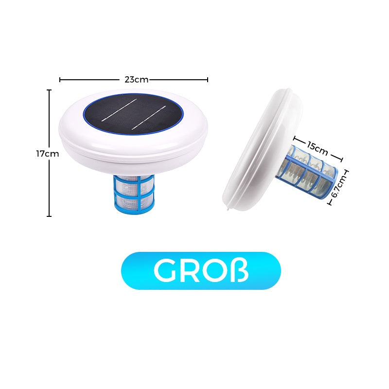 💧 Sonnenenergie statt Poolchemie – Solar-Ionisator für dauerhaft glasklares Schwimmbadwasser