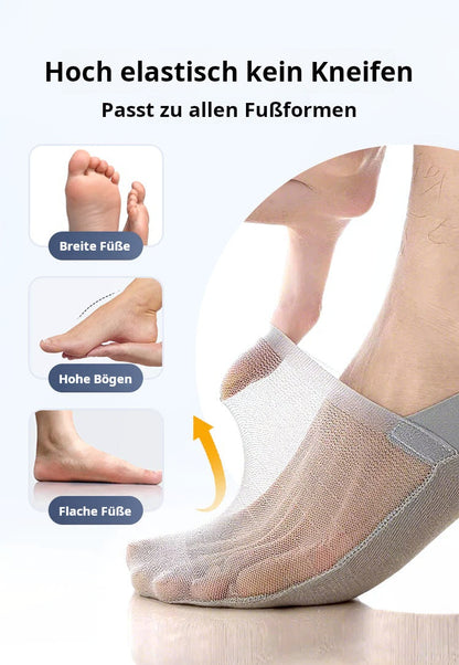 🧦5 Paar Ice Silk No-Show Socken Set