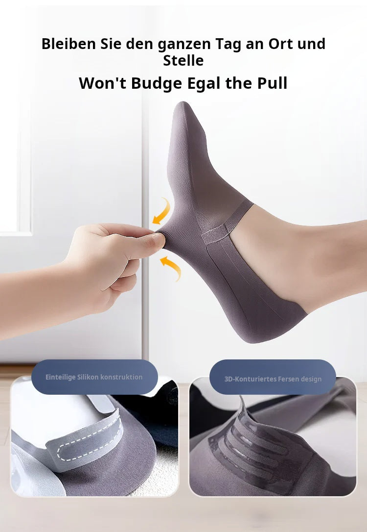 🧦5 Paar Ice Silk No-Show Socken Set