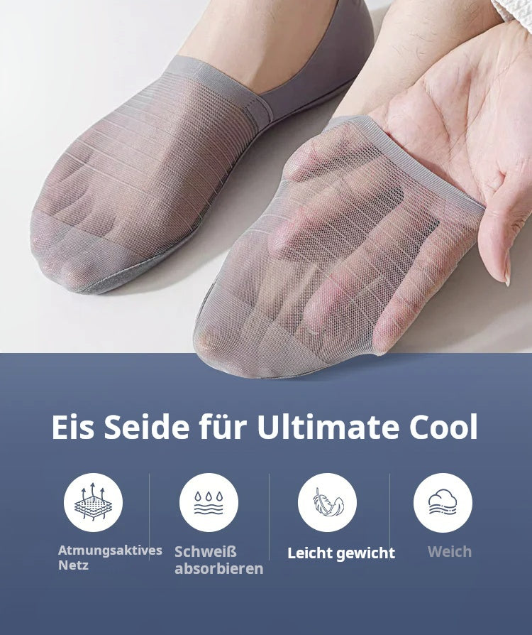 🧦5 Paar Ice Silk No-Show Socken Set