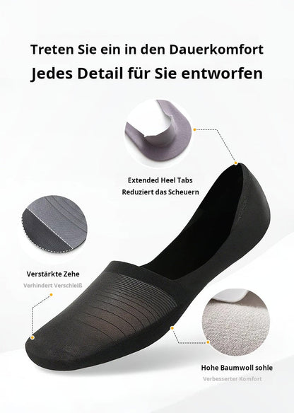 🧦5 Paar Ice Silk No-Show Socken Set