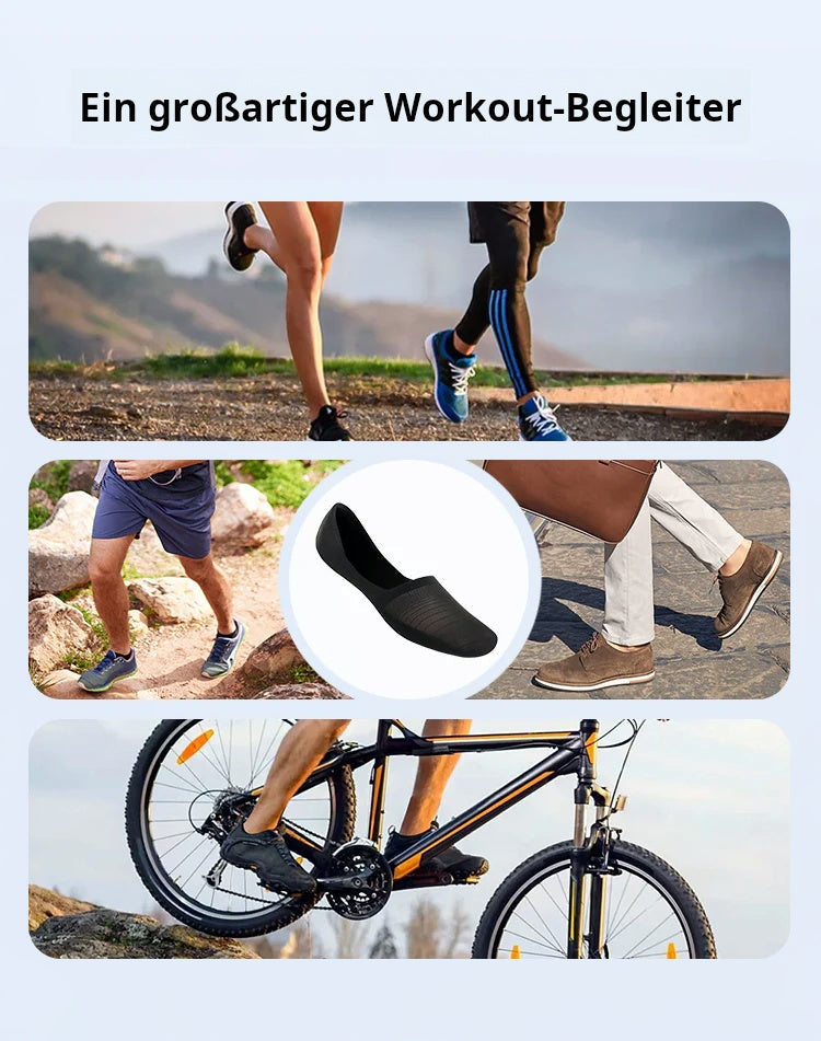 🧦5 Paar Ice Silk No-Show Socken Set