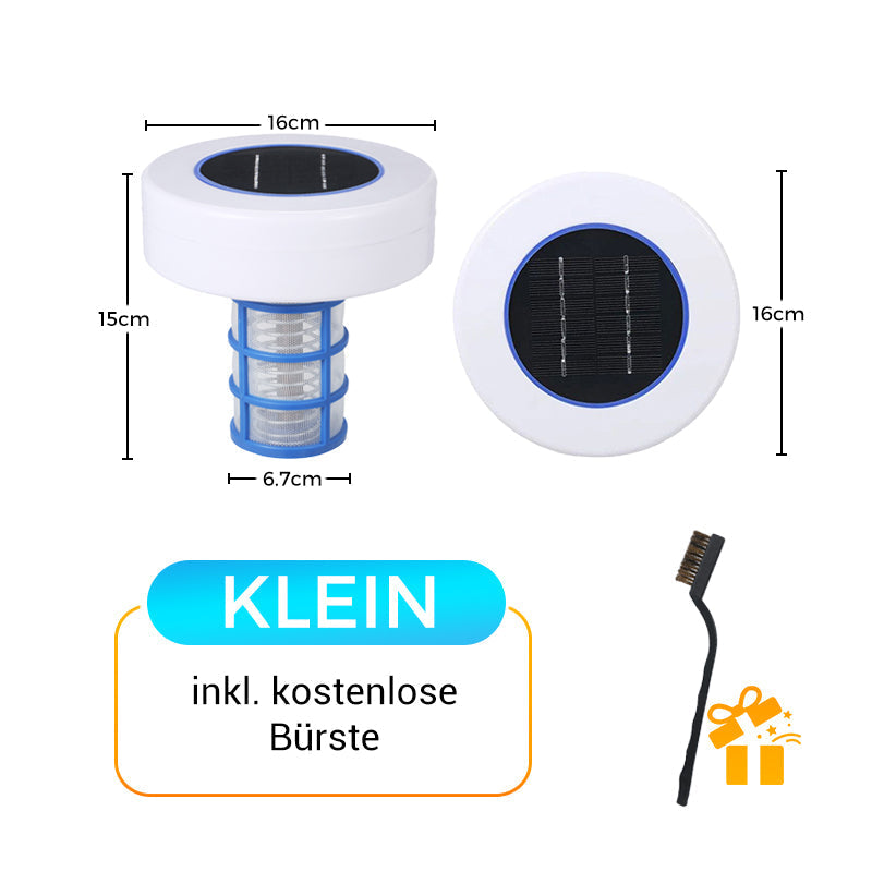 💧 Sonnenenergie statt Poolchemie – Solar-Ionisator für dauerhaft glasklares Schwimmbadwasser