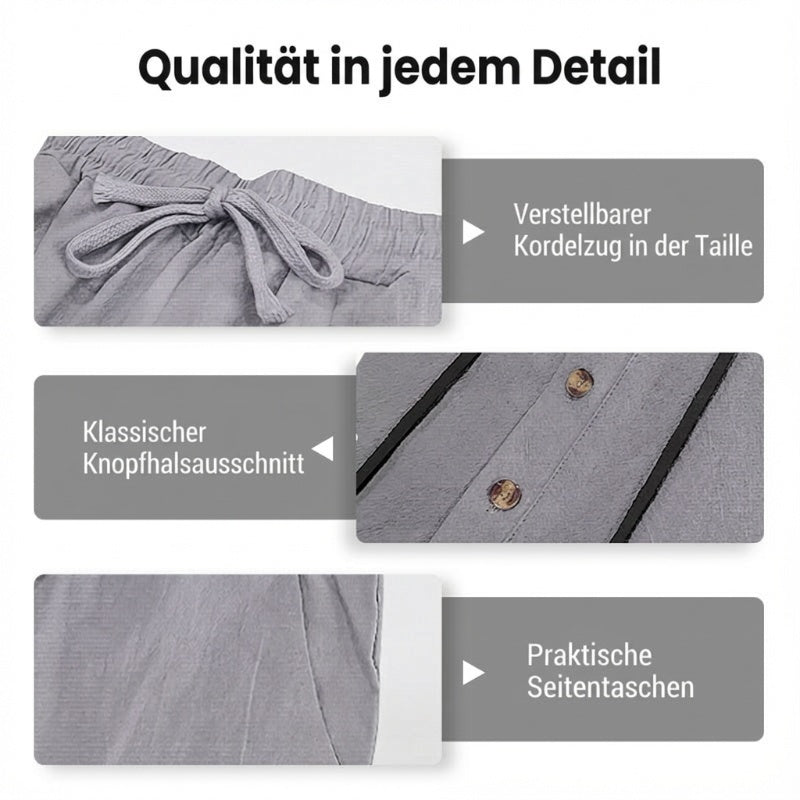 📢📢55% RABATT!!! Herren-Freizeitanzug mit Kapuzenoberteil und Hose (2-teiliges Set)
