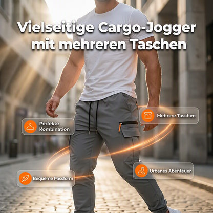 👖🔥 50% RABATT! Herren Casual Cargo-Jogger mit mehreren Taschen – Bequem, elastisch & perfekt für Alltag, Freizeit & Streetstyle ✨