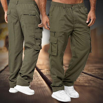 🔥 Zeitlich begrenztes Angebot! Herren-Taktikhose, locker & gerades Bein mit vielen Taschen