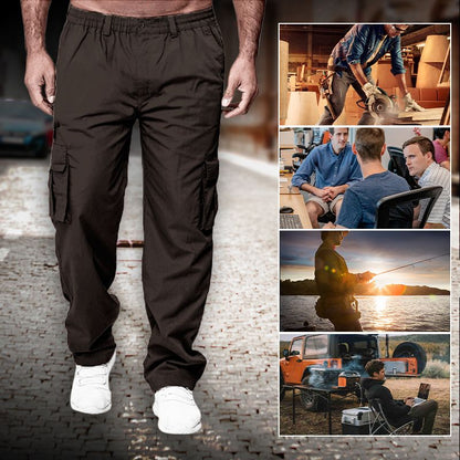 🔥 Zeitlich begrenztes Angebot! Herren-Taktikhose, locker & gerades Bein mit vielen Taschen
