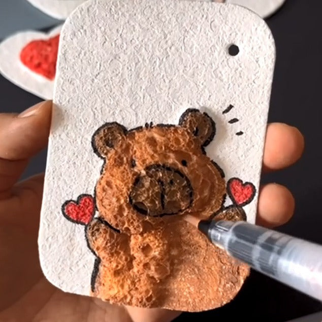 🎄Weihnachtsverkauf 50% Rabatt ✨Schaumstruktur-Malpapier 🎁Kaufe 3 zahle nur 2 & Kostenloser Versand