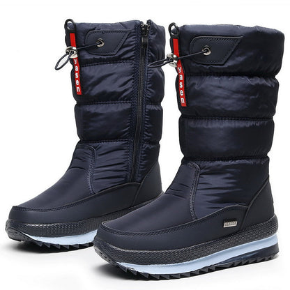 📢📢50% RABATT + FRI FRAKT!!! 🎉✨ Premium-Wasserfeste Winterstiefel mit Kunstfell & rutschfester Sohle für Damen – Wasserdichtes Material, kuscheliges Kunstfell und rutschfeste Sohle – perfekt für einen warmen & sicheren Look im Winter. Jetzt -50%!