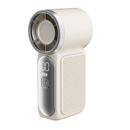 ❄️🧊Mini-Handventilator mit LED-Anzeige👍5-stufiger Turbo-Ventilator im Taschenformat🍃✨Über USB aufladbar, schnelle Kühlung für Reisen und beim Schminken