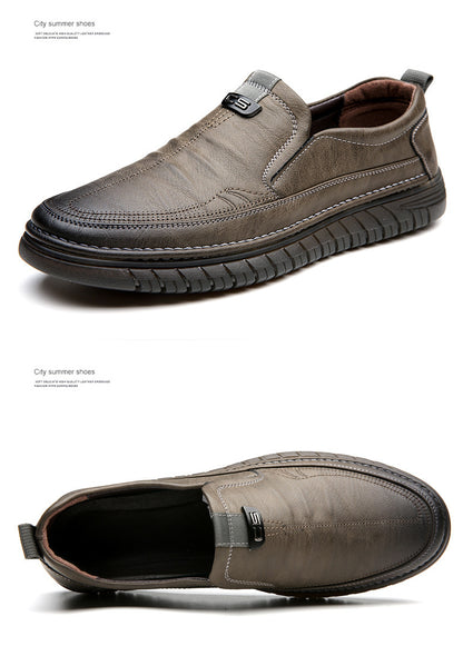 【Kostenloser Versand】Herren-Lederschuhe aus echtem Leder für den täglichen Gebrauch