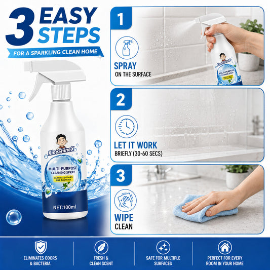 🧴 Fast Clean Multi Surface Spray – kraftvolle Reinigung für alle Oberflächen – entfernt Schmutz, Fett & Bakterien – rückstandsfrei & schnell trocknend – Buy 2 Get 1 Free!