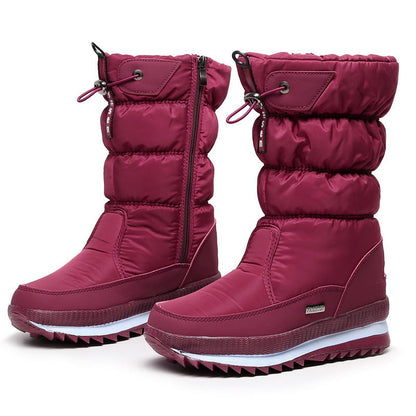 📢📢50% RABATT + FRI FRAKT!!! 🎉✨ Premium-Wasserfeste Winterstiefel mit Kunstfell & rutschfester Sohle für Damen – Wasserdichtes Material, kuscheliges Kunstfell und rutschfeste Sohle – perfekt für einen warmen & sicheren Look im Winter. Jetzt -50%!
