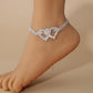 Kaufen Sie 2 und erhalten Sie 15%💖Heart X Heart Ankle Bracelet🌟FREE SHIPPING