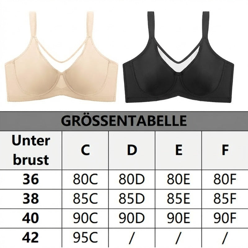🏆 LETZTER TAG – 50% RABATT!! 💐 Frauen Plus Size Kühlender Minimizer-BH mit voller Abdeckung