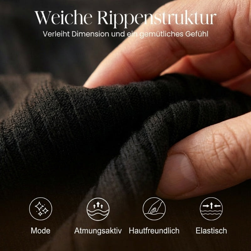 👚 50% RABATT! 🔥 Damen Zweiteiler aus Rippstrick – Oberteil & Weite Hose, Bequemer Schnitt & Perfekt Für Einen Stilvollen, Sofortigen Look 💃