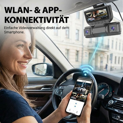 🦸 Neuheiten 2026 - 52 % Rabatt 🦸 4-Kanal-Dashcam mit WLAN und Nachtsichtfunktion