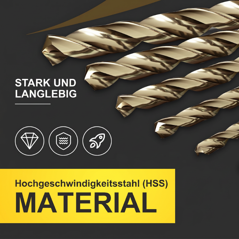🔧 50% RABATT! 🔥 99-teiliges Set titanbeschichteter Bohrer – Hocheffizient & langlebig – Ideal für Metall, Holz & Kunststoff – direkt vom Hersteller 🛠️💪✨
