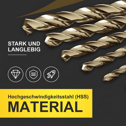 🔧 50% RABATT! 🔥 99-teiliges Set titanbeschichteter Bohrer – Hocheffizient & langlebig – Ideal für Metall, Holz & Kunststoff – direkt vom Hersteller 🛠️💪✨