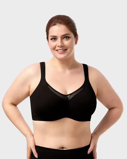 🏆 LETZTER TAG – 50% RABATT!! 💐 Frauen Plus Size Kühlender Minimizer-BH mit voller Abdeckung