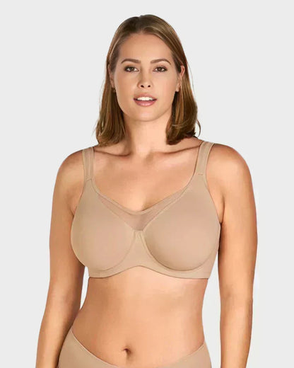 🏆 LETZTER TAG – 50% RABATT!! 💐 Frauen Plus Size Kühlender Minimizer-BH mit voller Abdeckung