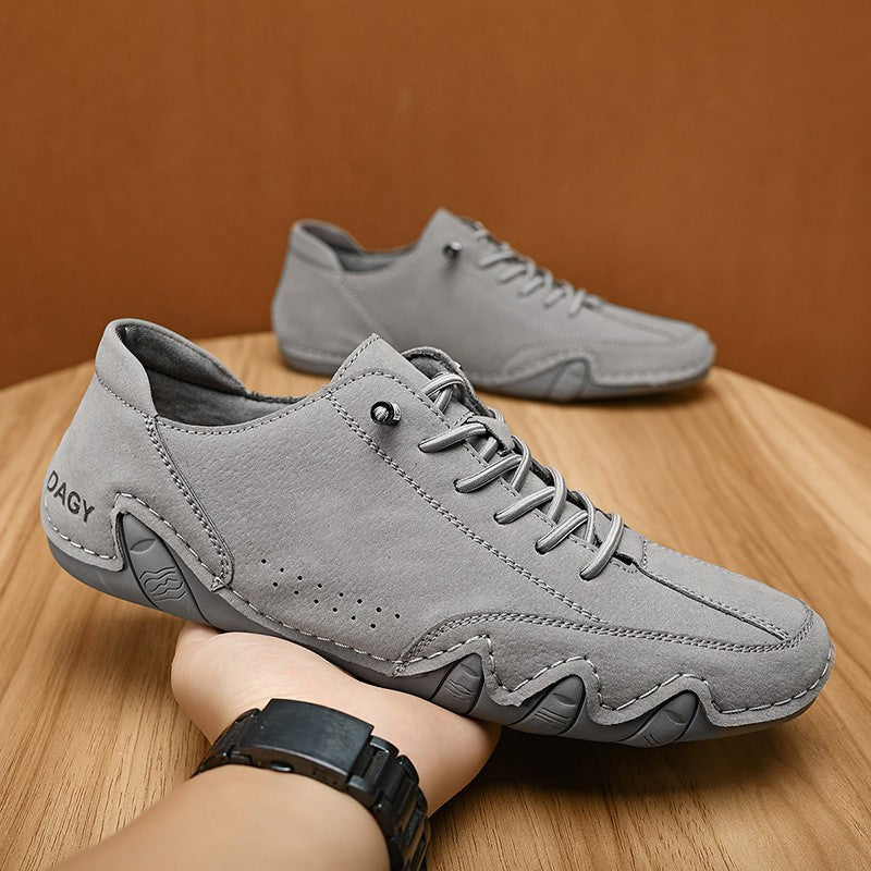 📢📢50%Rabatt!!!🎉✨Italienische hohe Stiefel aus Wildleder mit Klettverschluss – Maskuliner Charme, lässiger Chic & hochwertige Verarbeitung – Perfekt für Alltag, Freizeit & coole Auftritte – Jetzt -50%!
