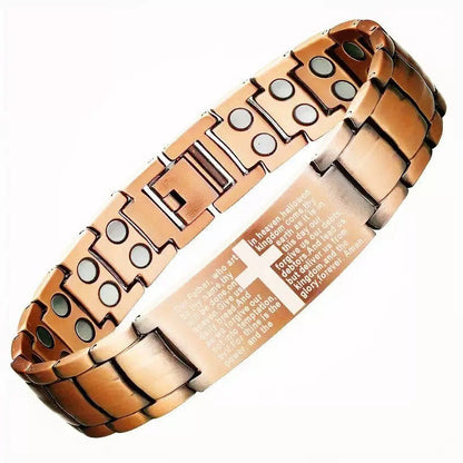 🧲✨ Copper Magnetic Bracelet – lindert Müdigkeit & fördert die Durchblutung – stilvoll, leicht & angenehm zu tragen – ideal für Alltag, Arbeit & Entspannung