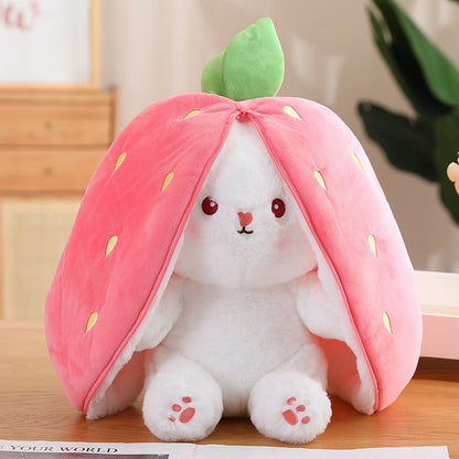 🐰Schönes Geschenk 50% RABATT🍓Strawberry Bunny verwandelt sich in ein kleines Kaninchen