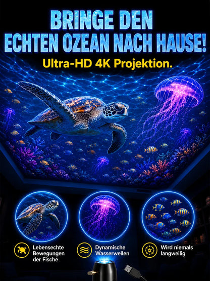 🥳HEISSER SALE 2026🥳💞50.000+ VERKAUFT!👵❤️ 🌌 Planetarischer HD-Projektor mit einstellbarer Brennweite – Erzeugt eine kosmische, magische Atmosphäre im Orice Dormitor