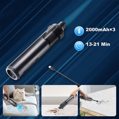 🚗NEUER ANGEBOT💥Slim V8 Mate Akku-Autostaubsauger, hohe Leistung, 13000 Pa/30 AW
