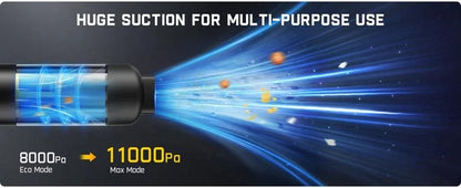 🚗NEUER ANGEBOT💥Slim V8 Mate Akku-Autostaubsauger, hohe Leistung, 13000 Pa/30 AW