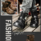 Bestes Geschenk – Herren-Lederstiefel im Western-Cowboy-Stil