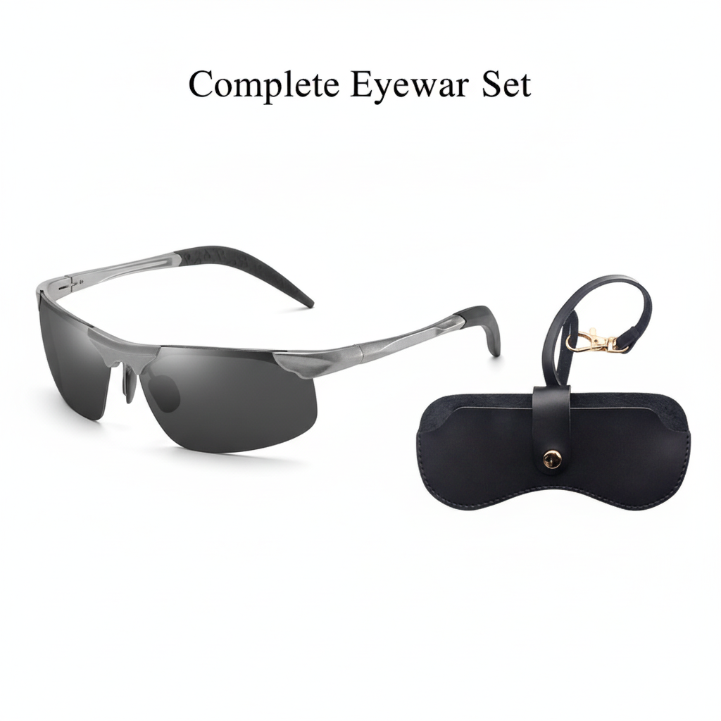 🕶️ Nur noch heute 50% RABATT! ⏰ Photochrome Sonnenbrille mit polarisierten blendfreien HD-Gläsern – randloser Sportrahmen – perfekt für Autofahren, Angeln, Radfahren & Outdoor-Aktivitäten