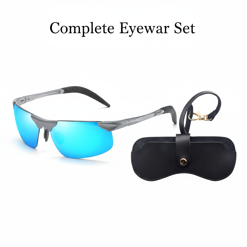 🕶️ Nur noch heute 50% RABATT! ⏰ Photochrome Sonnenbrille mit polarisierten blendfreien HD-Gläsern – randloser Sportrahmen – perfekt für Autofahren, Angeln, Radfahren & Outdoor-Aktivitäten