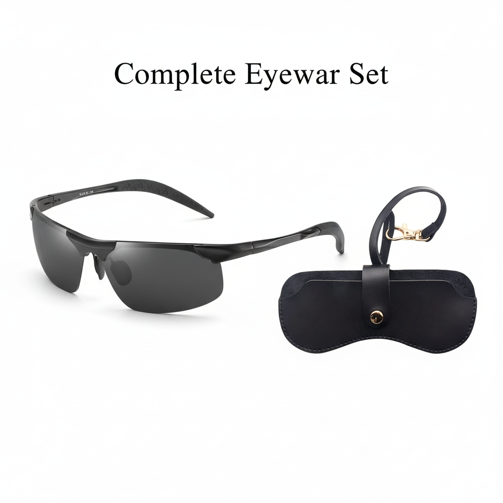 🕶️ Nur noch heute 50% RABATT! ⏰ Photochrome Sonnenbrille mit polarisierten blendfreien HD-Gläsern – randloser Sportrahmen – perfekt für Autofahren, Angeln, Radfahren & Outdoor-Aktivitäten