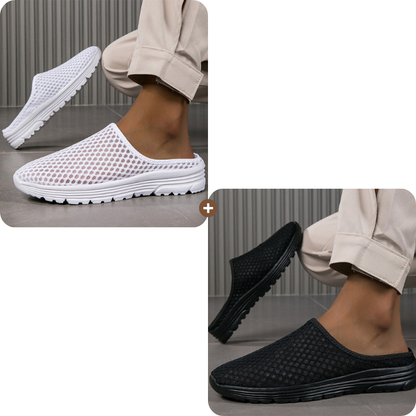 👟 50% Rabatt: Atmungsaktive Mesh-Slipper | Bequem & leicht für Haus, Garten & Sommer ☀️