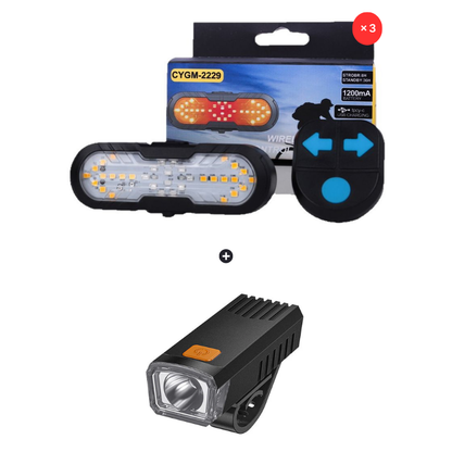⏰🚴‍♂️ NUR FÜR KURZE ZEIT: -50% 🔥 Intelligentes Fahrrad-Sicherheitslicht mit kabelloser Fernbedienung – dein Must-have für sicheres Fahren ✨