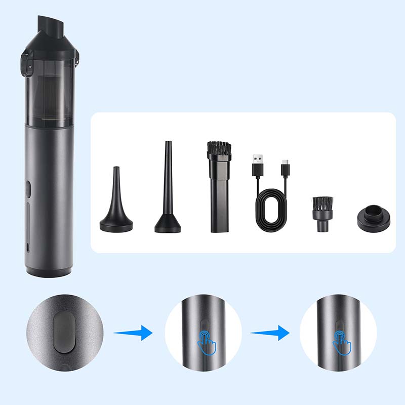 🚗NEUER ANGEBOT💥Slim V8 Mate Akku-Autostaubsauger, hohe Leistung, 13000 Pa/30 AW
