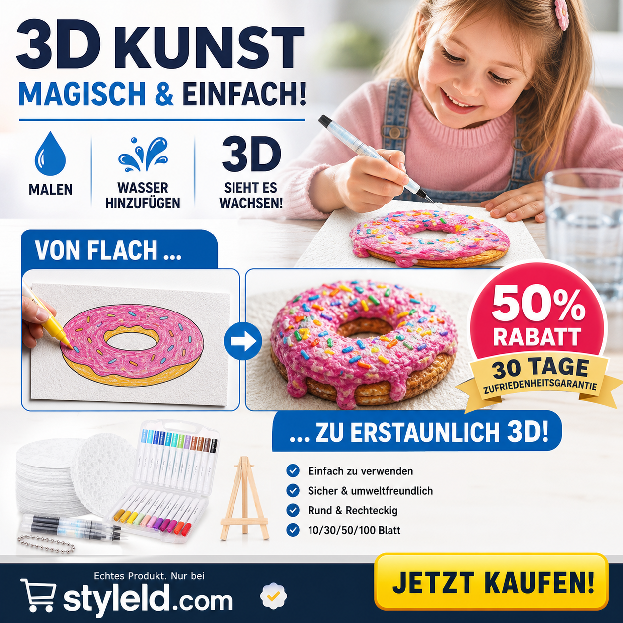 🎄Weihnachtsverkauf 50% Rabatt ✨Schaumstruktur-Malpapier 🎁Kaufe 3 zahle nur 2 & Kostenloser Versand