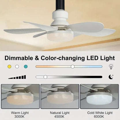 💡 LIMITED-TIME 50% RABATT! ✨ 2-IN-1 Deckenventilator & Licht – Tragbar, Fernbedienung