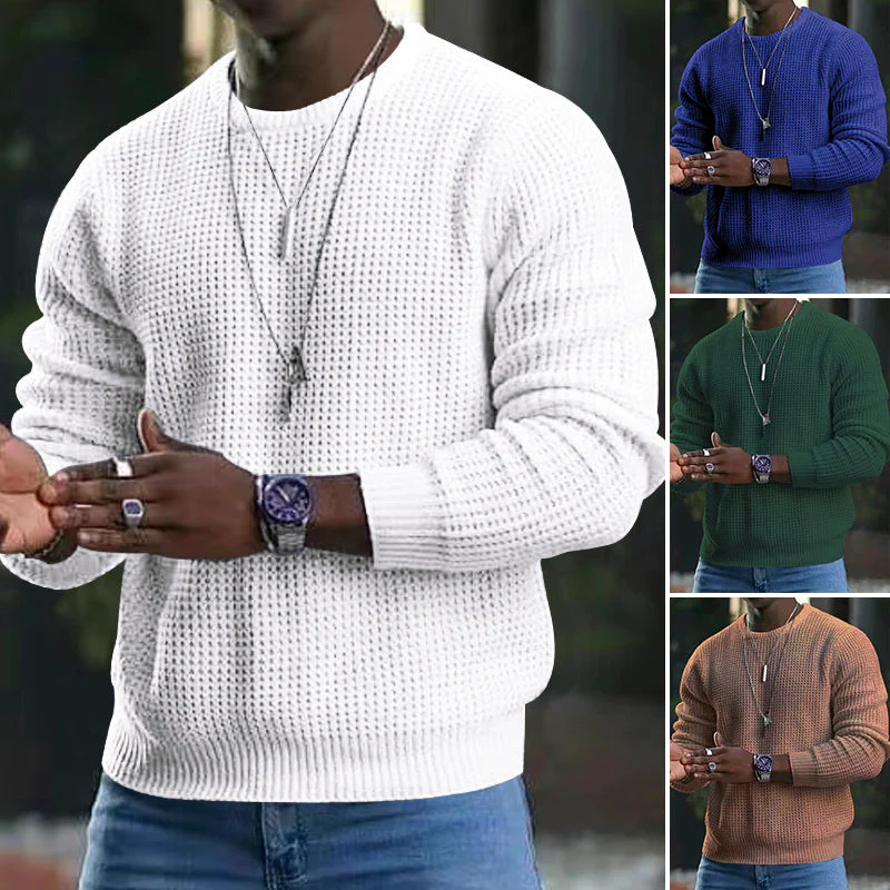 💎🌟 Top-bewertet – Herrenpullover mit Rundhals – klassisch und stylisch