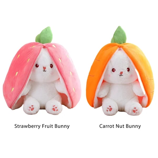 🐰Schönes Geschenk 50% RABATT🍓Strawberry Bunny verwandelt sich in ein kleines Kaninchen
