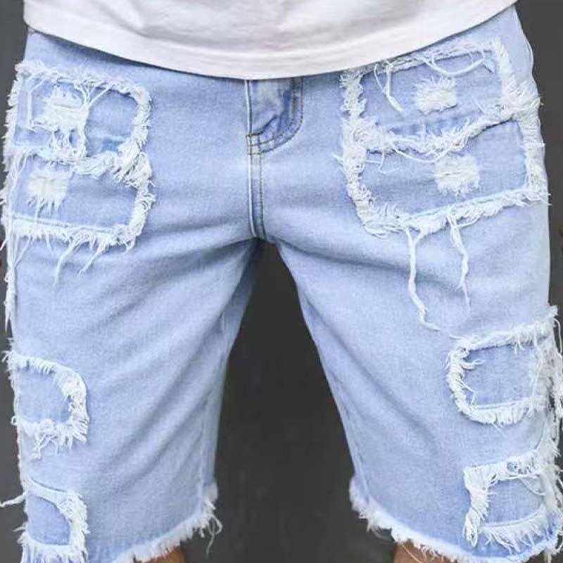 🩳 50% RABATT! 🔥 Herren-Ripped-Denim-Shorts mit Fransen-Details – Lässiger Look & bequeme Passform – Perfekt für heiße Sommertage, Festivals oder einen entspannten City-Look ☀️