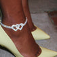 Kaufen Sie 2 und erhalten Sie 15%💖Heart X Heart Ankle Bracelet🌟FREE SHIPPING