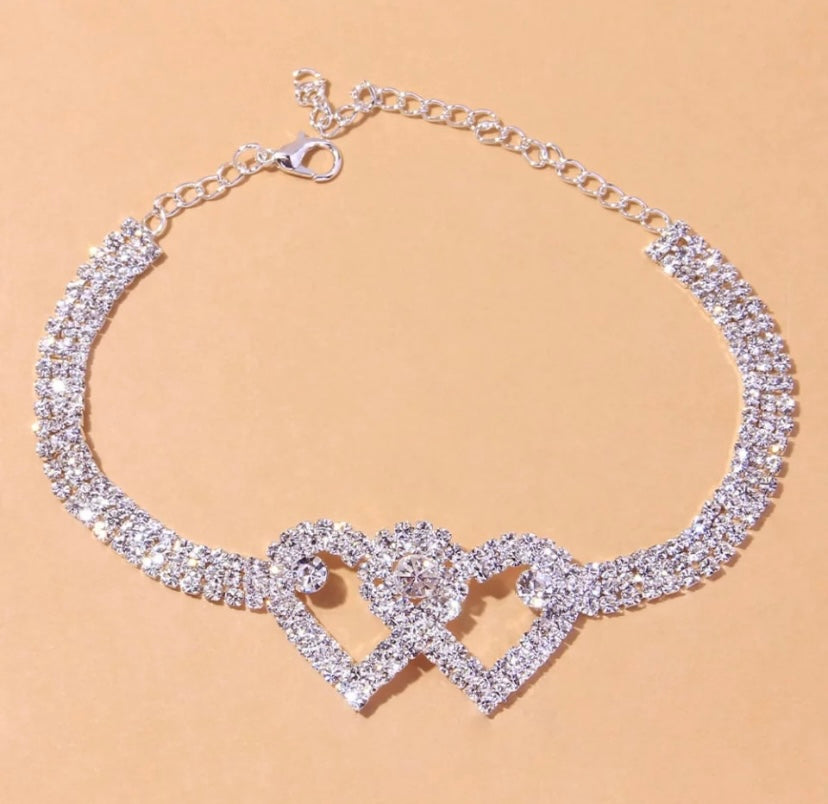 Kaufen Sie 2 und erhalten Sie 15%💖Heart X Heart Ankle Bracelet🌟FREE SHIPPING
